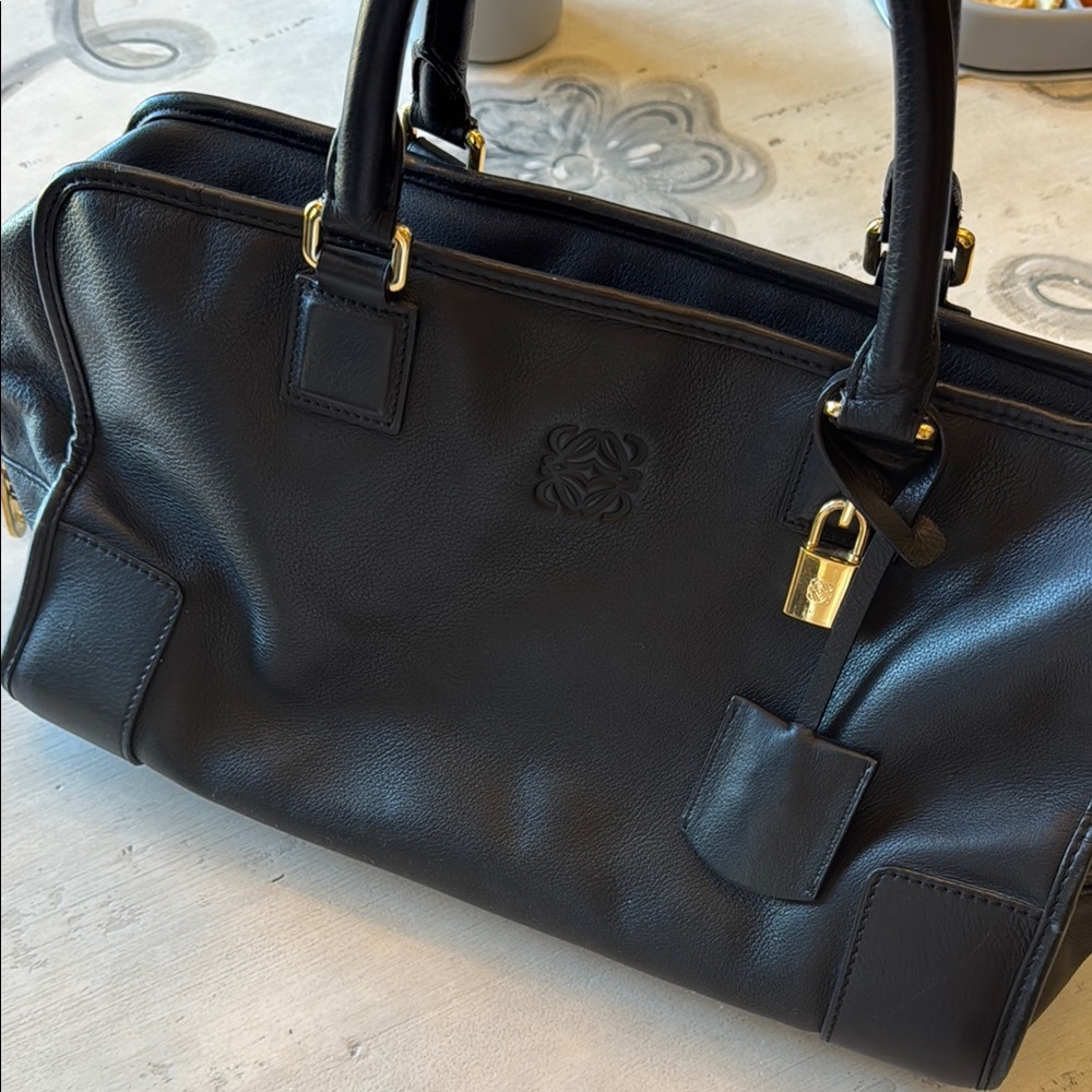 LOEWE black leather bag